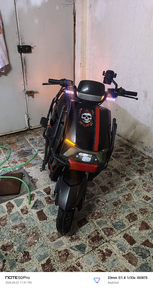 سكنس شحن  
ملف ٢٥٠٠w 
الدراجه كامله 
٦ بطاريات ٧٢ فولت 
البطاريه ٣٢ امبير 
السعر  ٧٠٠ الف عنولني بغداد 
الرقم ***********

نص مكتوب في الصور:
- NOTE 50 Pro 2026.09.22 11:45 PM 23mm f/1.8 1/33s ISO1228 Baghdad
- NOTE 50Pro 2026.09.22 11:47 PM 23mm f/1.8 1/33s ISO875 Baghdad
- NOTE 50 Pro 2026.09.22 11:46 PM 23mm f/1.8 1/33s ISO1359 Baghdad
- NOTE 50 Pro
- 2026.09.22 11:48 PM
- 23mm f/1.8 1/33s ISO845
- Baghdad
- NOTE 50 Pro 2026.09.22 11:46 PM 23mm f/1.8 1/33s ISO2140 Baghdad