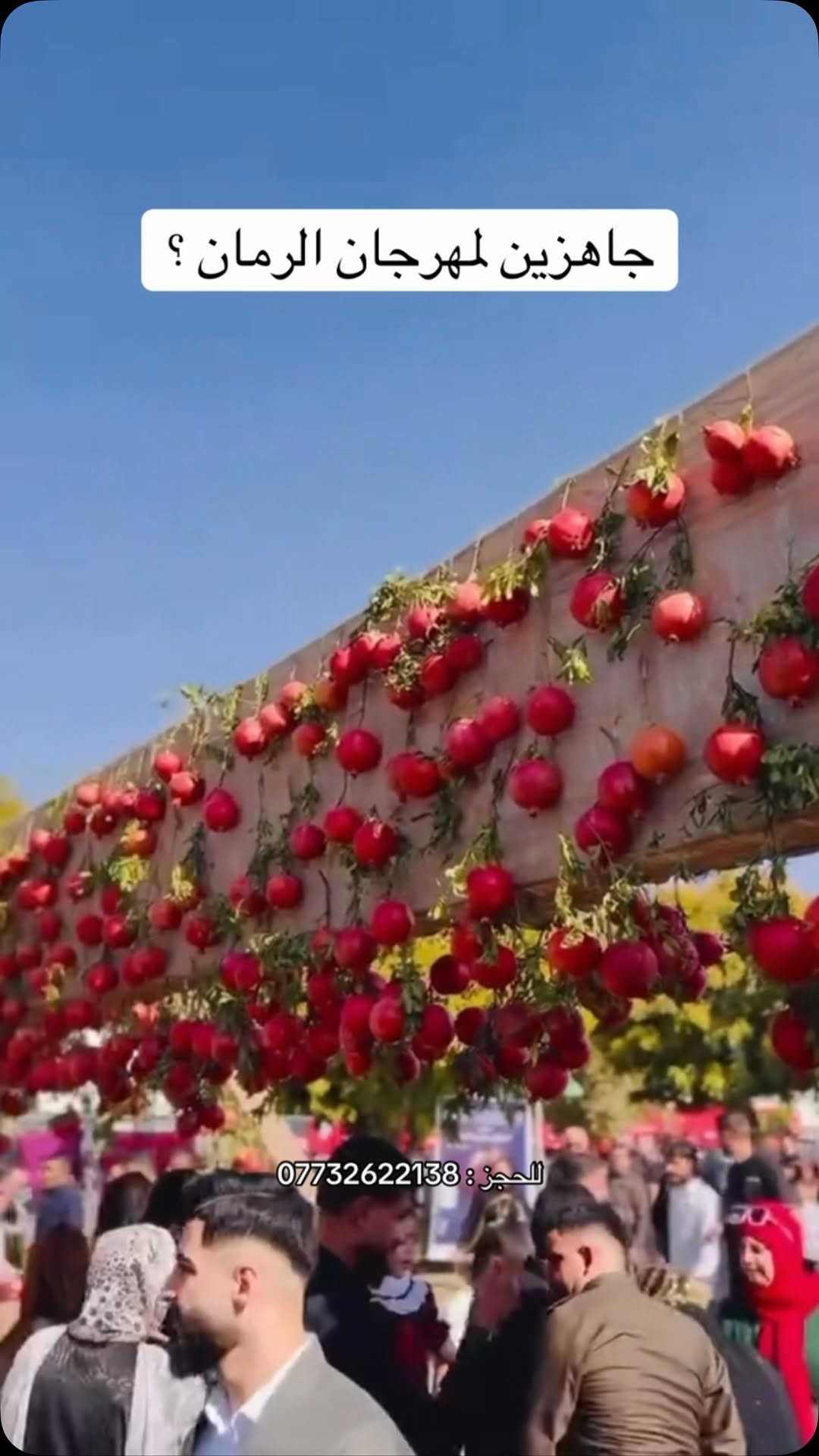مهرجان الرمان • السليمانية • حجز