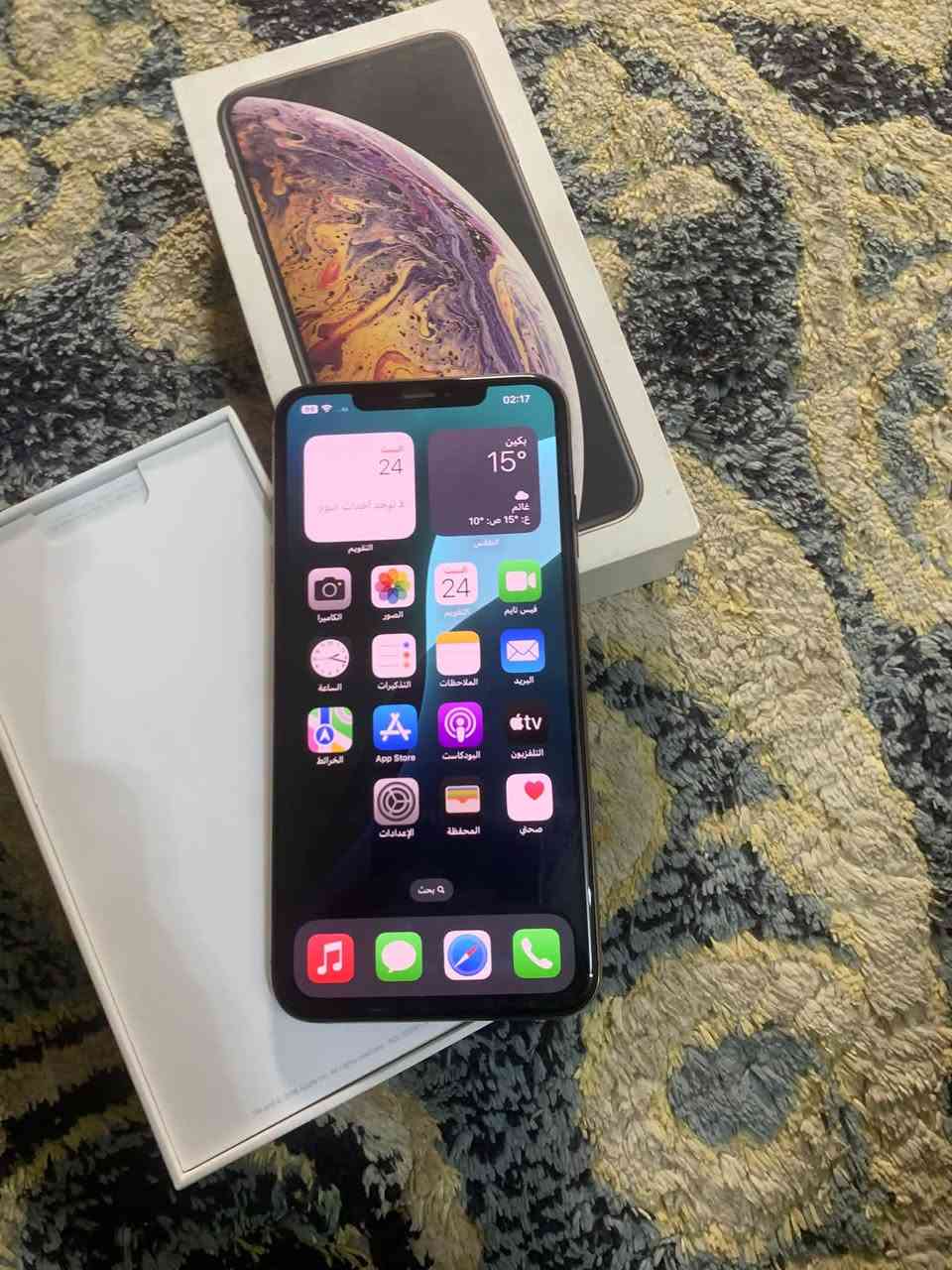 آيفون XS ماكس • ٢٥٦ • بطارية ٦٤٪