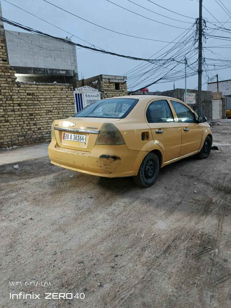 سلام عليكم أفيو موديل 10خليجي محرك مفتوح كير عادي رقم نجف انكليزي هيئه وغرامات مصفره 45 وبيه مجال قليل ***********
