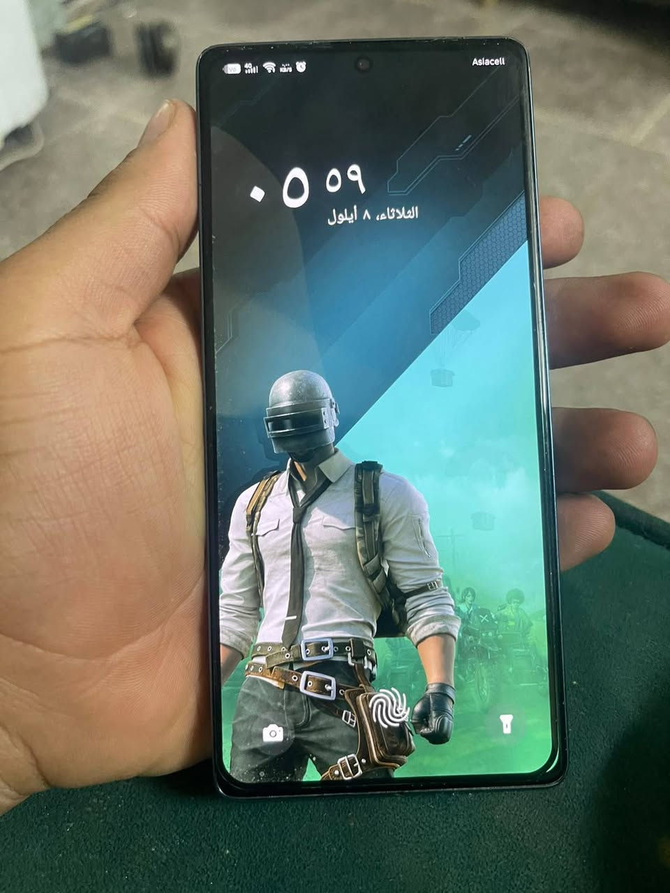 السلام عليكم انفنكس جيتي عشرين برو 5 g جهاز جديد استعمال كلش قليل بابجي 120فريم مكاني بغداد الحريه السعر 400وبي مجال ***********
