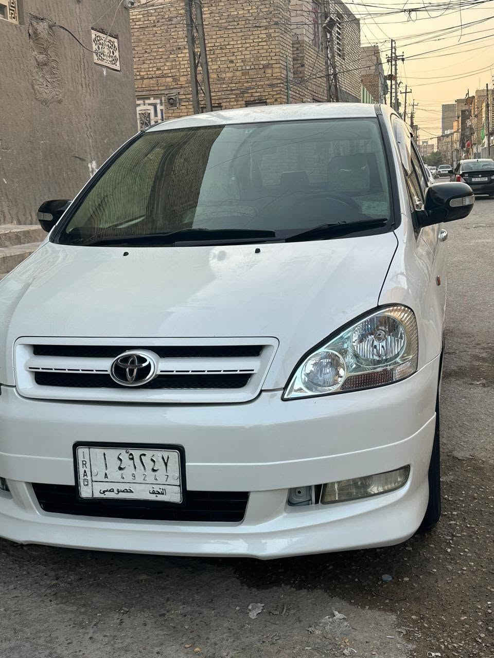 ماشألله تبارك الرحمن
سياره:ابصم توريل 
المديل:2003باقيه على استلام لوحات انكليزي

الضربه:بابين وصابغيهن شويه من هلال الوره  ولباقي كفاله سياره متعوب عليه كلش تبريد حداديه مكين وكير شرط كفاله سياره ١/١كلش حلو

سعر:110وبيه مجال 
الرقم:***********
المكان:نجف لاشرف
