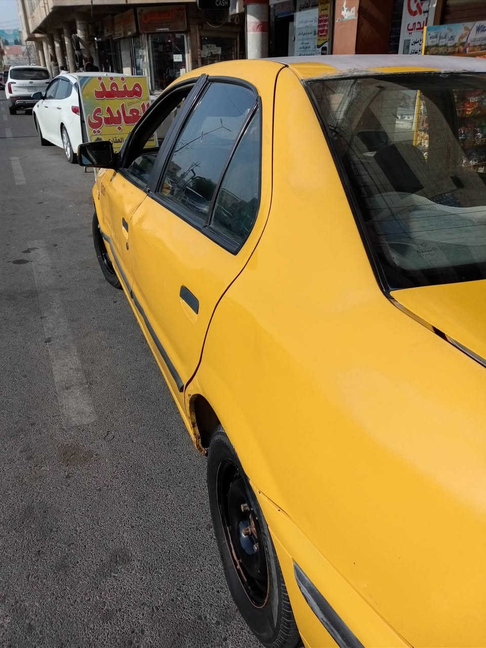 سمند موديل ٢٠٠٩ رقم بغداد دولي بسمي 
مكينه وكير مكفولات صدر ومشط جديد زوج تايرات جدد مصفره هيئة وغرامات تبريد عاطل الكمبريسر 
السعر ٣٥ وبيه مجال مكان السياره كوت 
للاستفسار ***********
