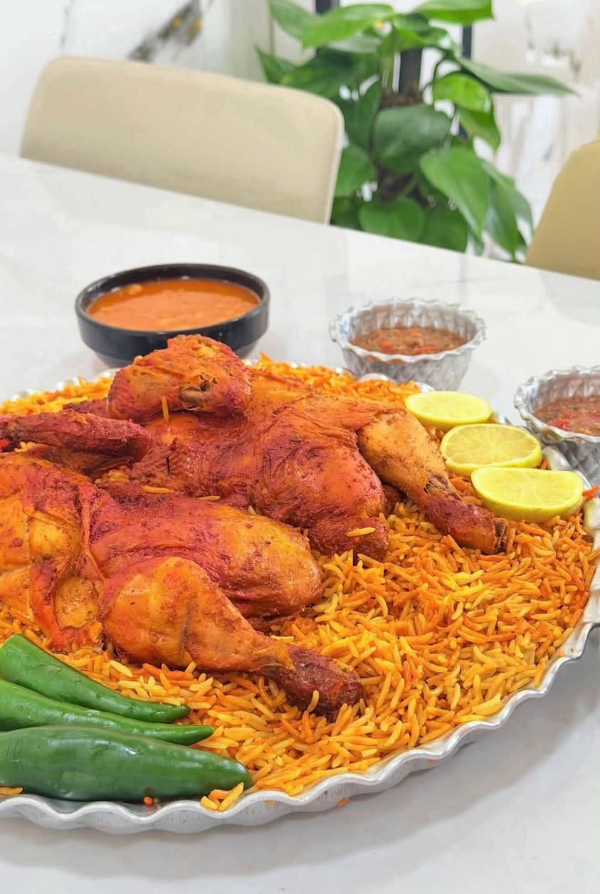 ب١٣ الف فقط والتوصيل مجاني كافه المناطق
متوفر الان مندي دجاج ذبح عراقي ب١٣ الف 
مندي نصف دجاجه ب٧الف 
مندي كيلوا لحمً عراقي ب29 الف
***********
