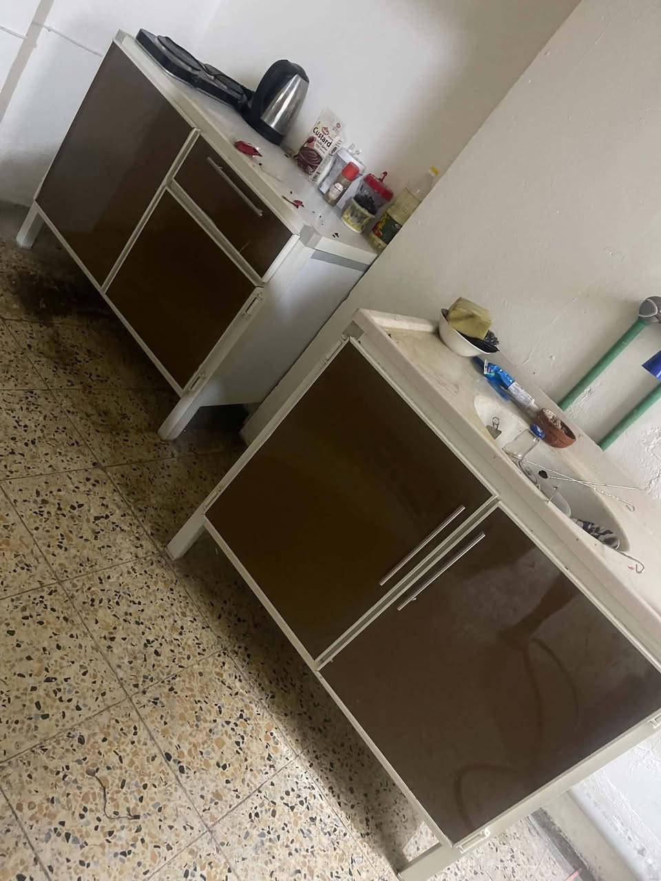 كاونتر المنيوم • ٣ قطع • جديد