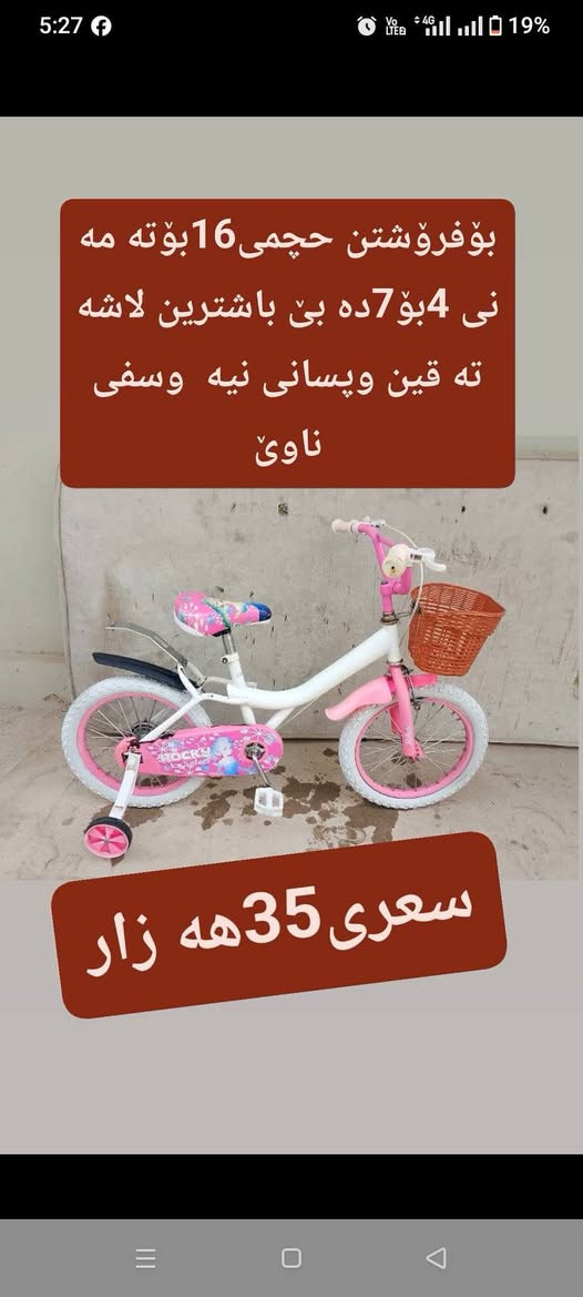 سلێمانی قالاوە • مقاس ٢٠ • مقاس ١٦ أطفال ٤–٧