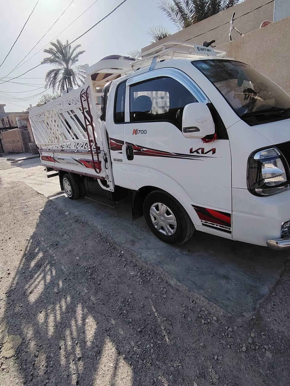 عليكم 🌹
🚛 كيا حمل للبيع

📅 موديل: 2021 شكل 22 
📍 رقم بغداد
✨ السيارة نضيفه مدوشمه جديد 

💰 السعر: 137 وبيه مجال 
📞 للتواصل: ***********
📍 العنوان: ديالى – خان بني سعد
