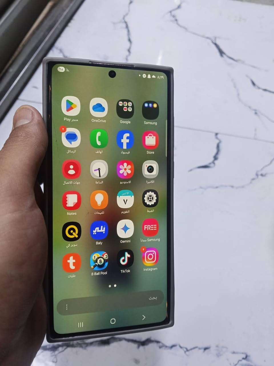 Samsung S 22 Ultra
العملاق من سامسونك اس 22 الترا ذاكر 512 رام 12 شاشه سوبر امولد ايدج منحنيه بمعدل تحديث 120 هيرتز بصمه ليزريه بل شاشه دبل سيمكارت  موبايل اي عيب ما بيه نضيف بس بي فطر بصيط لا يبين ولا ماثر يقرأ 120 هيرتز في الألعاب سعر 450 بيه مجال 
 للتواصل ***********
