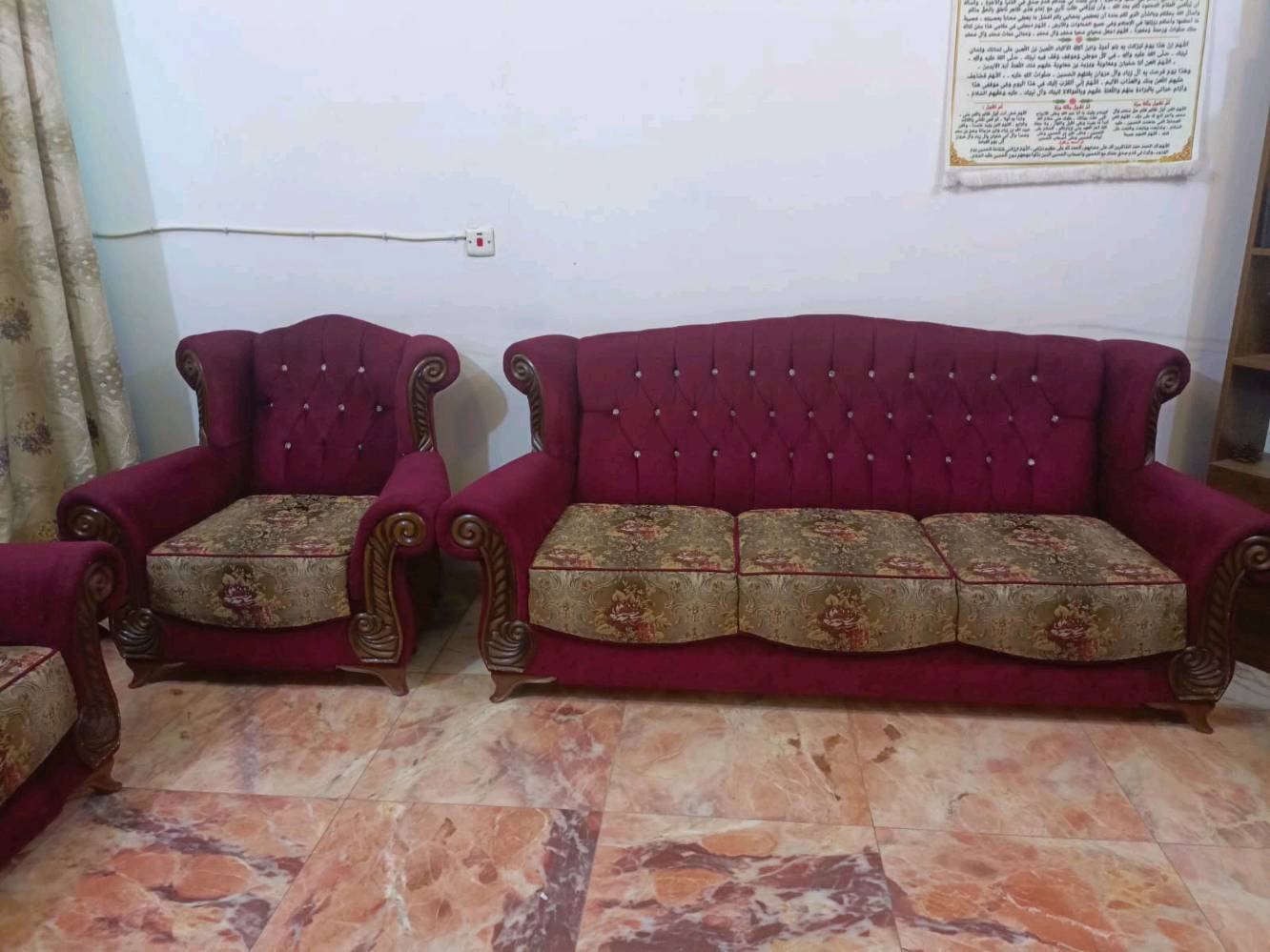 طقم قنفات • كلاسيك ماروني • يتسع ١٠ أشخاص