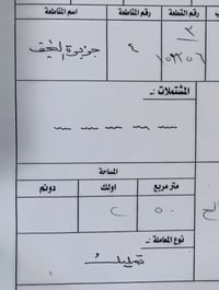 قطعة ركن • أراضي السجناء السياسيين • ٥٠م