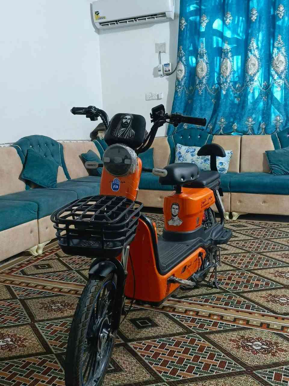 دراجه شحن • جديده • نقصه بطاريات