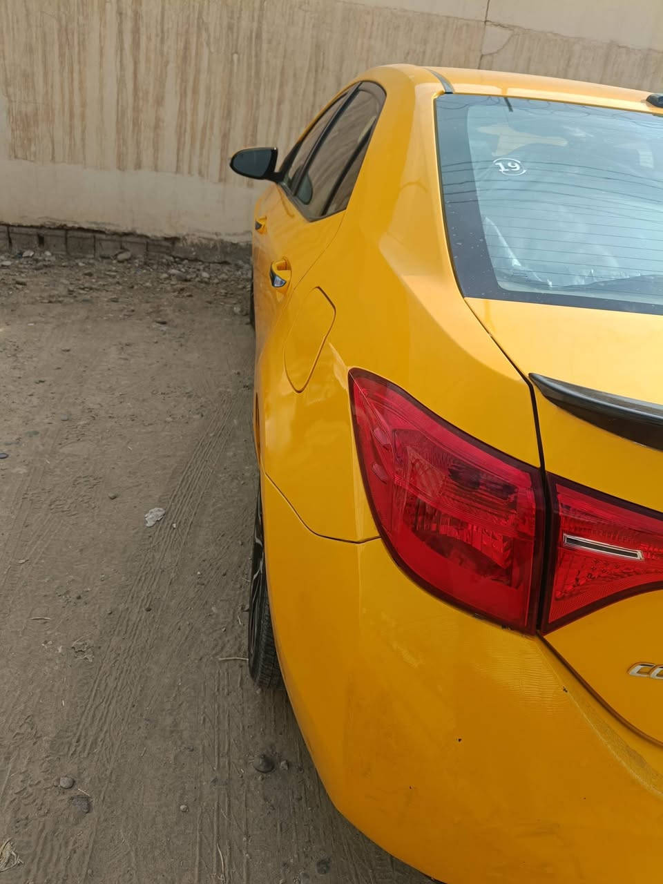 كورلا 2019seللبيع بيها بس جامرلغ السايق تبديل بدون دواخل بدون يرباك ماشيه 180ميل شرط رقم كركوك شرط التحويل محرك كير شرط السعر147وبيها مجال للاستفسار ***********
