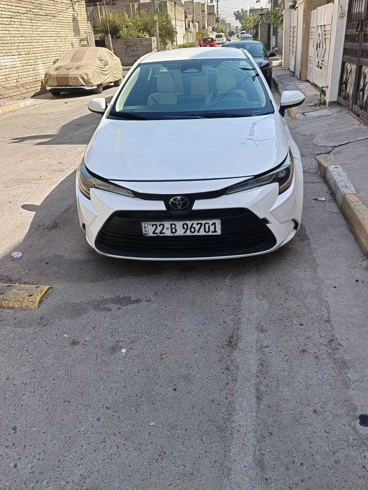 كورلا 2023 وارد امريكي  
مواصفات LE 
رقم اربيل سنويه جديدة تحويل وكال حاضر
صور الحادث بل منشور وصار بيهه طخه بل بنيد وتبدل هوه وجاملغ  جاهزه وسعر مناسب  123$ 
مكان السياره  الكراده للاستفسار     
***********  وات ساب 
شاشة كبيرة لمس
 كامرة 
سايد بريك بصمه  
رادار تعديل مسار 
 رادار اوتو بريك
 تحكم ستيرن
 اوتو هولد
 نظام ECO
 لايتات زنون 
مانع انزلاق بغداد, العراق
