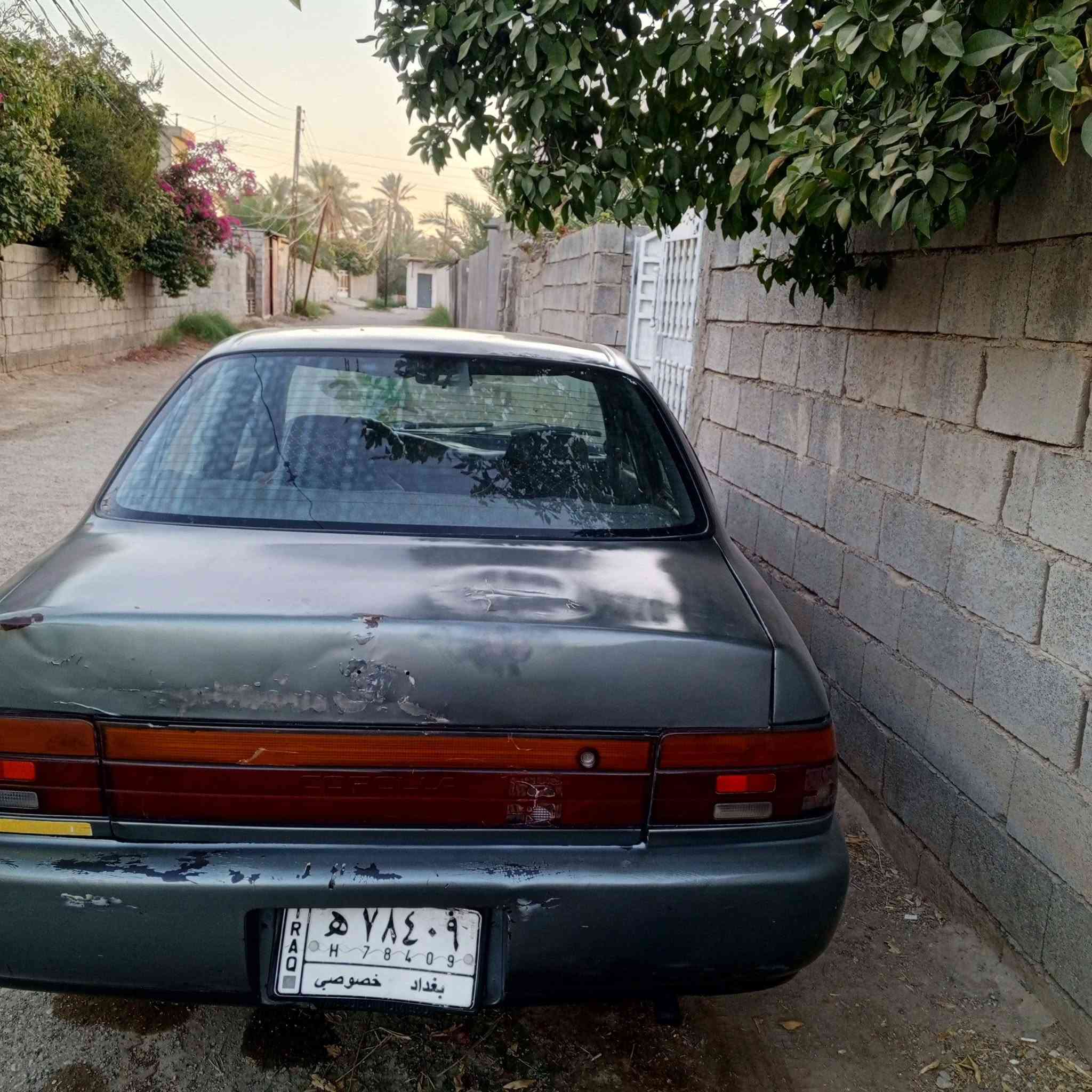 كورولا موديل 93 كير ومحرك خير من الله ضمان تخم تاير باتري جديد رقم بغداد مكان السيارة ديالى المقدادية 
السعر 38 الإتصال على الرقم التالي ***********@
