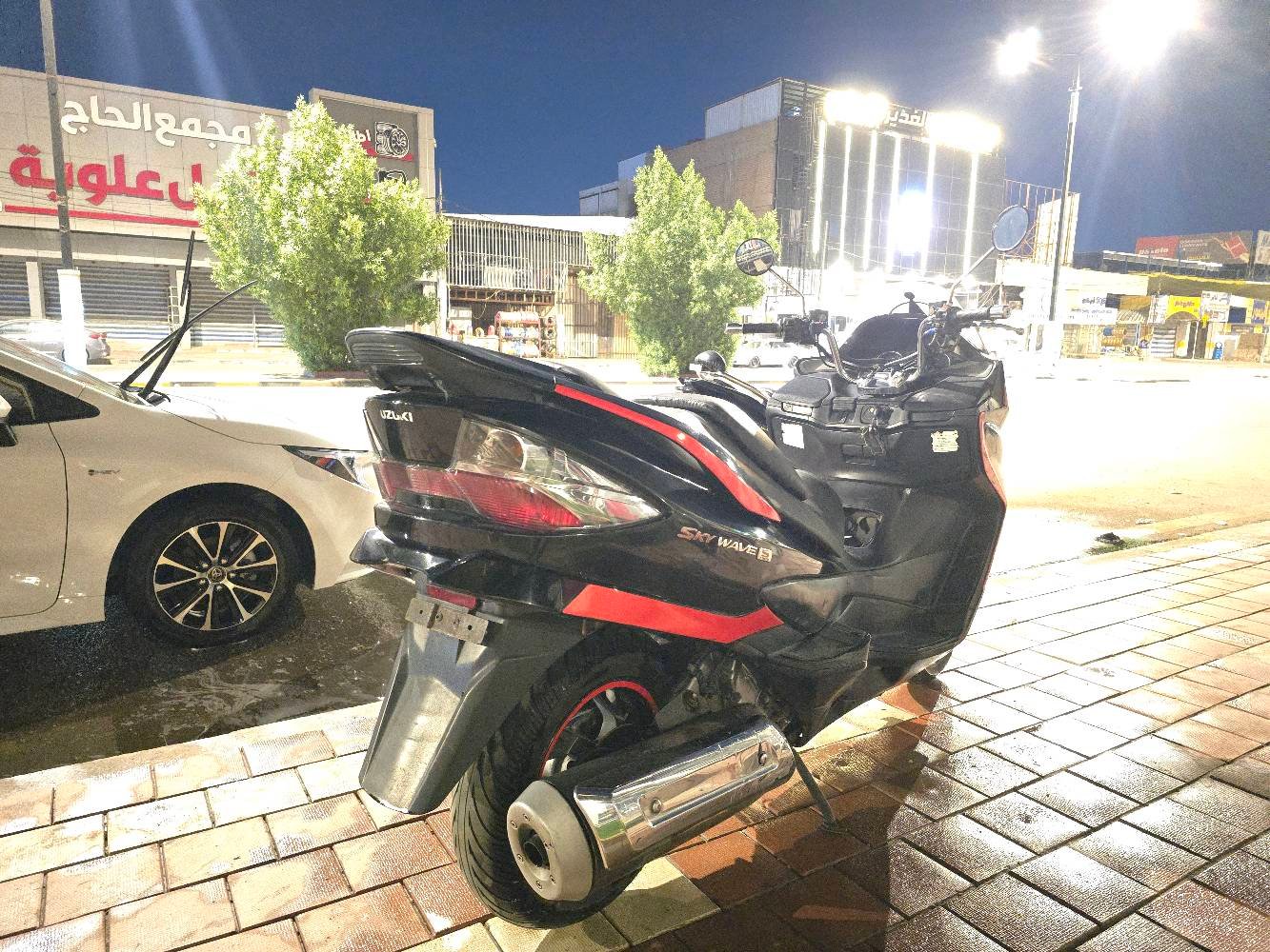 السلام عليكم
للبيع فقط دراجة سوزوكي سكاي ويف Skywave   250 سويج مو بصمه فلتر دهن جديد دهن جديد واصلي ألماني كهربائيات كلهه شغالة مكاتبة بأسمي
موديل 2009 بحالة جيدة ما بيهه نقوصات السعر$7
مكاني النجف الاشرف