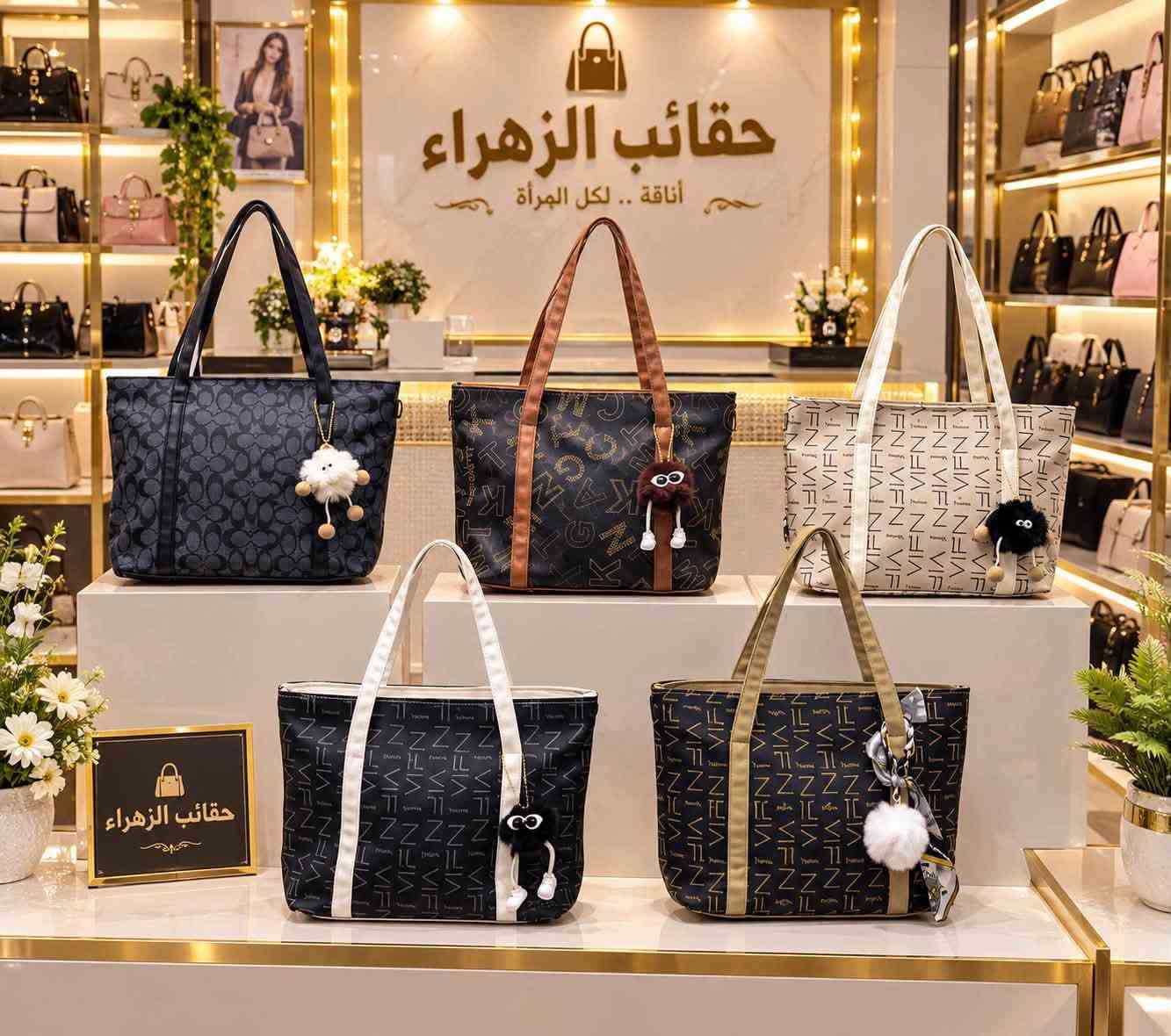 كوليكشن جديد من الحقائب النسائية الرائعة كوالتي عالي جملة فقط للحجز يرجى مراسلة الصفحة 📩📩
او الاتصال على الهاتف ☎️☎️☎️*********** واتساب
يوجد توصيل كافة محافظات العراق 🚕🚕

نص مكتوب في الصور:
- حقائب الزهراء أناقة تدوم .. وجودة بتعبر عنك لمسة فخامة خامة مميزة تصاميم راقية جودة عالية اختاري تميزك كل حقيبة ... تحكي عن ذوقك