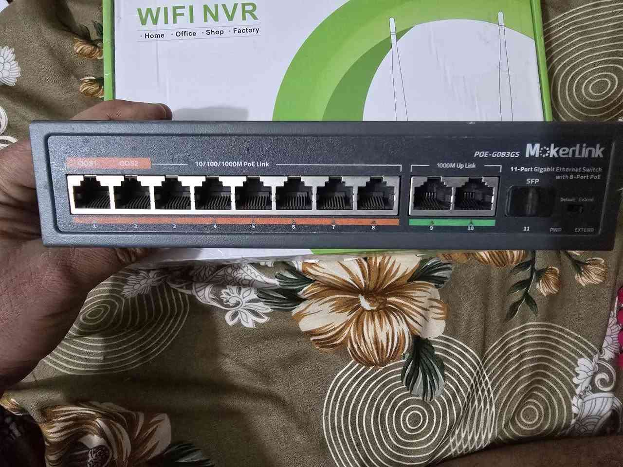 Nvr wifi  وسوج poe كيكا
ال nvr 25 
والسوج ب 30

