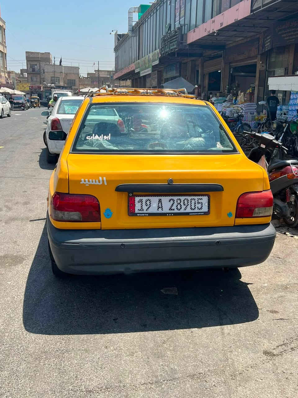 السلام عليكم 

*للبيع سايبا 2018 🚗💨*
*رقم كربلاء انكليزي + بأسمي تحويل مباشر*

*التفاصيل:*
- *السنوية:* للـ 2030
- *الضربة نص جاملغ خلفي + لايح شوية بالباب
- *ملاحظات:* بيها تنكيد خياس بالقمارة + خياس للبراكيت جهة العبري شواصي انضاف بدون تعمير 
- *التبريد:* ناقص غاز
- *الحالة:* مكينة وكير نضاف لاتبخير ولاتنقيص 
- *المكان:* كربلاء حي العامل 

*السعر: 38 ورقة وبيها مجال للشراي 💵*
*للاستفسار ***********
