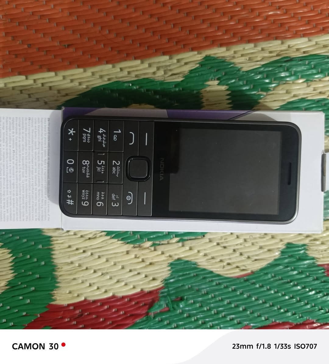 ب السلام عليكم موبايل نوكيا 235 (4G) للبيع اشتريتة ب 70 من المهندس في مدينة الصدر رايدة ب 50 مكاني بغداد حي اور *********** صارلة أسبوع فقط

نص مكتوب في الصور:
- CAMON 30 • 23mm f/1.8 1/33s ISO834
- CAMON 30 23mm f/1.8 1/33s ISO707