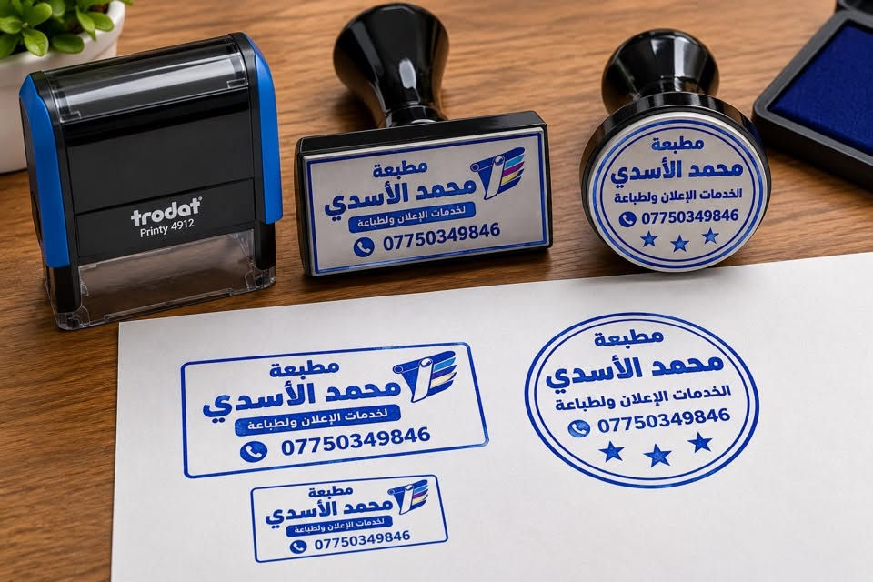 🖨️ مطبعة محمد الأسدي | خدمات الطباعة والإعلان

📌 خدماتنا:

🧾 وصولات وفواتير
🔵 أختام دائرية ومربعة
📢 فلكس وبنرات إعلانية
🏷️ ستيكرات لاصقة بجميع الأحجام
📇 كروت وبطاقات
📖 بروشورات ومنشورات
🍰 علب كيك وحلويات
🍽️ منيو مطاعم
📋 دفاتر وسندات
🎨 تصميم وطباعة حسب طلبك

✨ جودة عالية — شغل مرتب — تنفيذ حسب تصميمك

📞 للطلب والاستفسار: ***********

مطبعة محمد الأسدي
لخدمات الإعلان والطباعة
#مطبعة_محمد_الاسدي #طباعة #وصولات #اختام #منيو #ستيكرات #فليكس #علب #كيك  #اوفسيت #دعاية_واعلان
