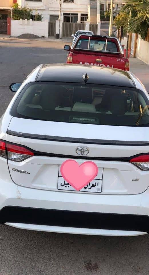 Toyota Corolla 2020 LE
تويوتا كورولا 2020 LE
لون أبيض ثلجي 
وارد امريكي ضررها فقط بونيد
  السيارة مصبوغه عام (مكلوبه) هنا بل العراق 🇮🇶 بدون دواخل وبدون كص ولا تبديل بشرط 
مكان السيارة: اربيل
السعر:120$ ورقه وبيها مجال بسيط 
للاستفسار الاتصال ***********
