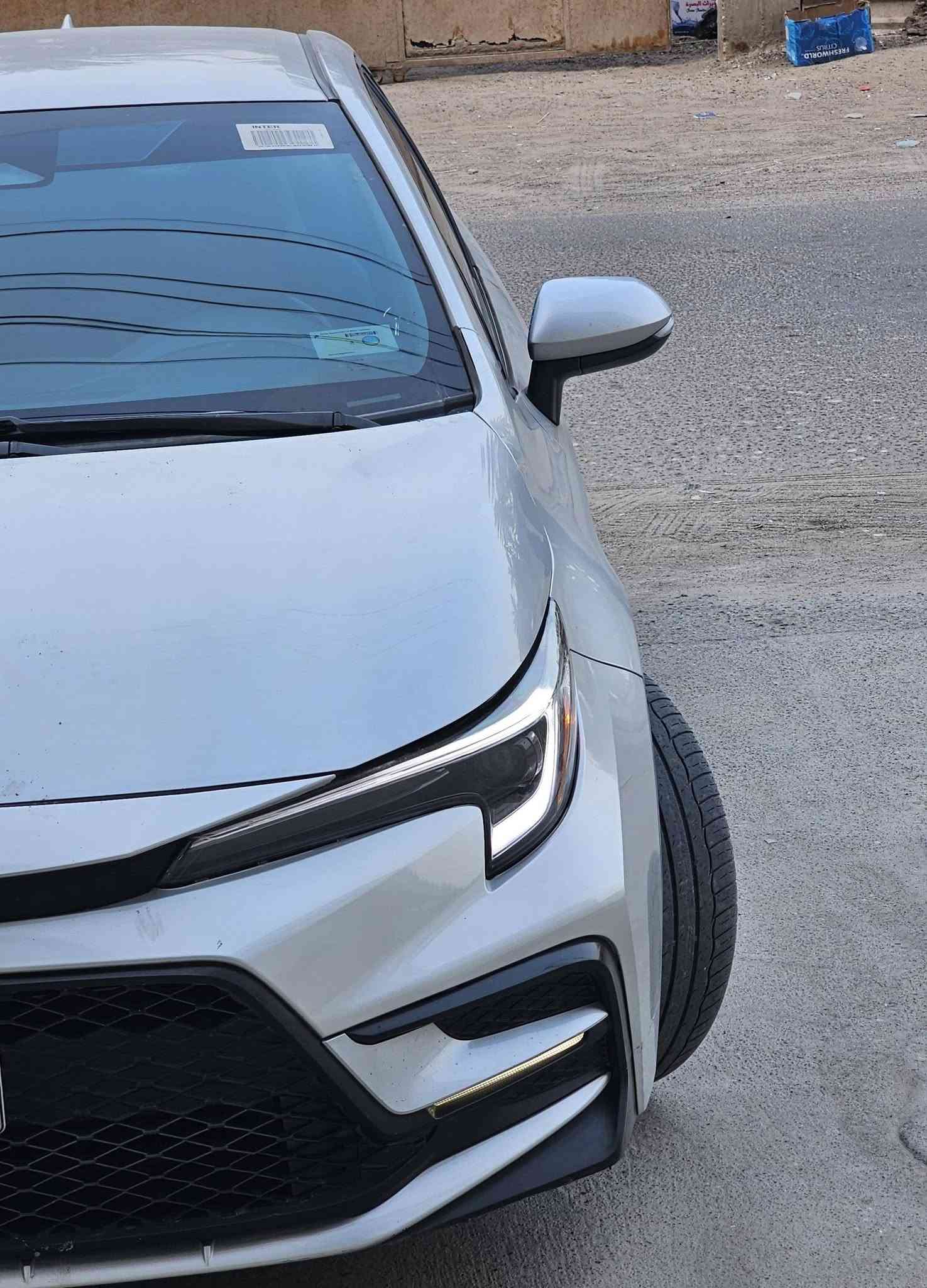 تويوتا كورلا SE 2.0L مديل 2023 مراوس فقط بكامري اعتذر عن البيع 
( بدون رقم ) 
تترقم بصرة حرة بأسم المشتري 
صور الحادث بالمنشور مع رقم الشاصي 

الضرر -جاملغ الايسر معدل ومصبوغ مع تبديل الدعامية الأمامية
مواصفات الSE معروفة مليانه مواصفات 
رقم ***********
