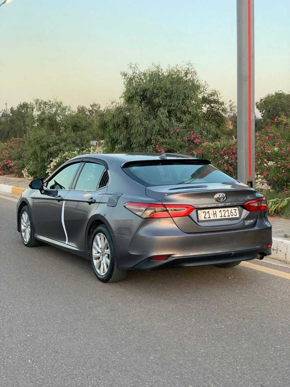 كامري موديل 2019
امريكي رقم سليمانيه 
الضرر دعاميه اماميه وشبر بلجاملغ الأيسر 
السياره حلوه ومامتعوبه 
السعر المطلوب 165 وبيه مجال بعد المعاينه شرط التحويل 
رقم صاحب السياره 
***********
