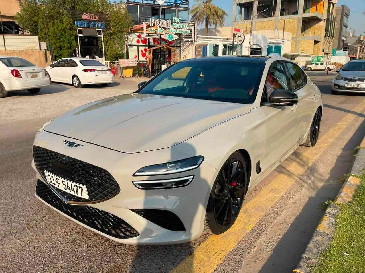 جنسز G70 سبوت  برستيج 
 2024 
ماشيه 13 الف فول مواصفات داخل احمر 

السيارة عليها لويات ماركة ايباخ 
سبورت برستيج 
حدادية ريسنك كاملة امامية وخلفية 
بولي واتر بمب وزن خفيف 
جهاز jb4 
بلكات ريسنك 
موديل ٢٤ 
حجم المكينه 3300 6 سلندر 
بيع او مراوس 
كامري 

حادث بنيد وباب السائق ومباوك الباب الخلفي 
الشاصي الايمن بي سحب فقط 
ايرباك استيرن وبردة
مكانه اليرموك اربع شوارع 
الاتصال *********** وتساب 
مرقم بغداد تحويل مباشر 
208 ورقات
