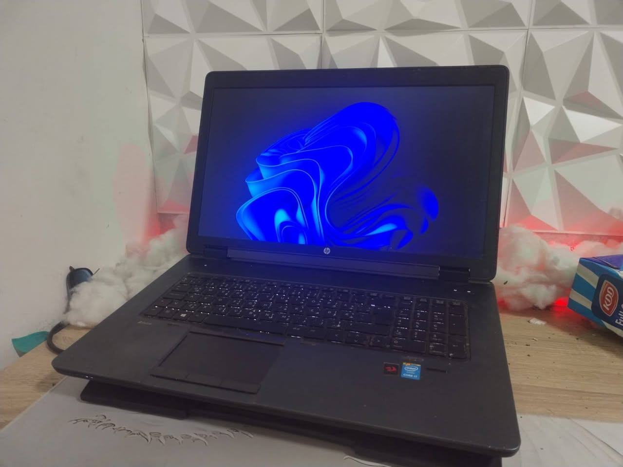 حاسبه لابتوب مستعمل فول نظافه  HP
Zbook 17

Intel(R) Core(TM) i7-4700MQ CPU @ 2.40GHz

16.0 GB RAM

Intel(R) HD Graphics 4600

NVIDIA Quadro K3100M

256GB SATA SSD

1TB SATA HDD

تشغل العاب مثل

GTA 5 تشغلها 60 فريم

Minecraft تشغلها 120 فريم واكثر

Rocket league تشغلها 220 فريم

Roblox تشغلها 120 فريم

(على دقه متوسطه) 

تجي وياها وندوز 11 أصلي

شاشتها 17 انش

السعر 375 وبيه مجال بسيط جدا

للإستفسار ***********
