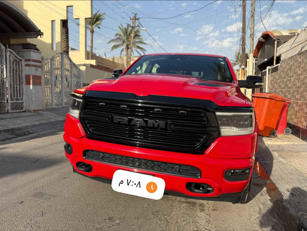 السلام عليكم دوج رام ٢٠٢١ لارمي كلين تايتل كفاله 

سونار مرفق منشور موصفات 
بنراما 
داتاشو
كشن حار بارد امامي خلفي
شاشه تسلا 
٤ كامرت 
بلاك اصل 
فحت بنيد اصل اهوي موصفات 
محرك ٥٧٠٠ V8 ماشي ٥٤
رقم ربيل بسمي 
*********** مكان بغداد

نص مكتوب في الصور:
- ٧:٠٨ م