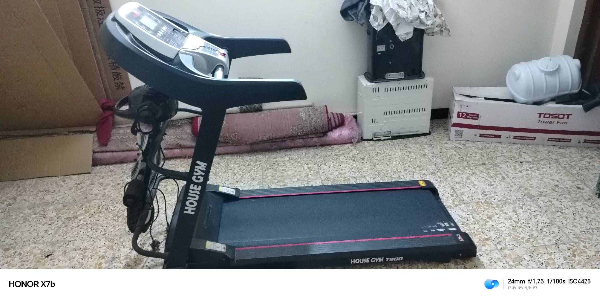 جهاز ركض. هوم جم مستعمل
يتحمل وزن 150kg
السعر200
الرقم***********: الموقع بغداد حي الشباب
