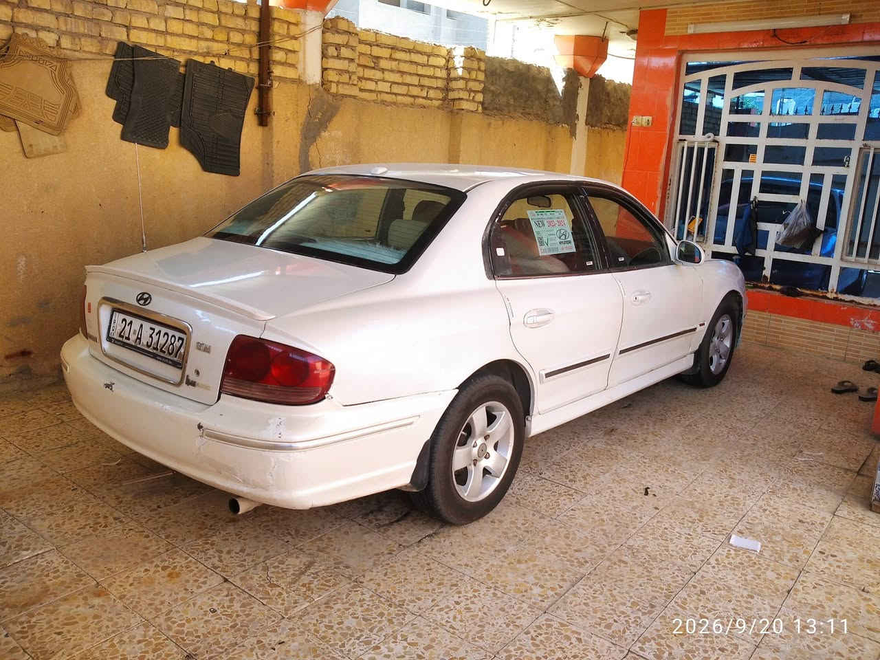 سوناتا وفود خليجي 2002/ محرك وكير على الفحص 4/ سلندر لاتنقيص ولا تبخير  رقم انكليزي تحويل مباشر  تبريد ويه السويج  كفاله من الضربه القويه والتبديل  بيه رشات صبغ ابيع حزام  سنتر لوك ريمونت جام شغال تخم تاير جديد جاهزة مكانها بالقاسم السعر /53/ اقراة المنشور قبل لاتتصل رجاااء ***********

نص مكتوب في الصور:
- 2026/9/20 13:10
- 2026/9/20 13:11