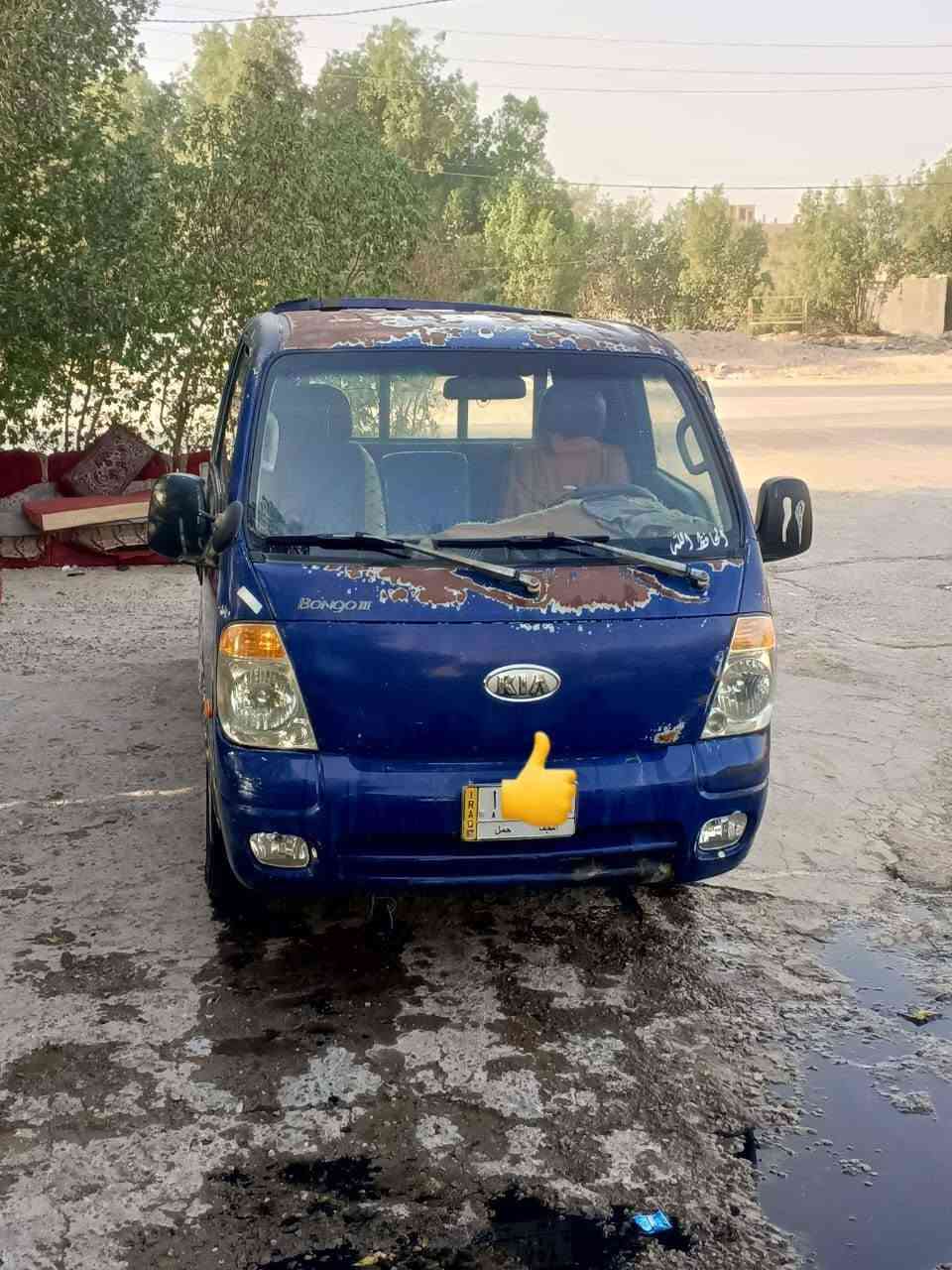 السلام عليكم للبيع او المراوس كيه بومه 2007تخم تاير جديد تبريد شغال لايتات زنون اصلي كهربائي شغاله رقم نجف امداور ثاني يوم مكينه بيه بخار كير اكسن انضاف دواخل نضيفه السعر 70اوبيه مجال مكاني النجف الاشرف للاستفسار الاتصال
