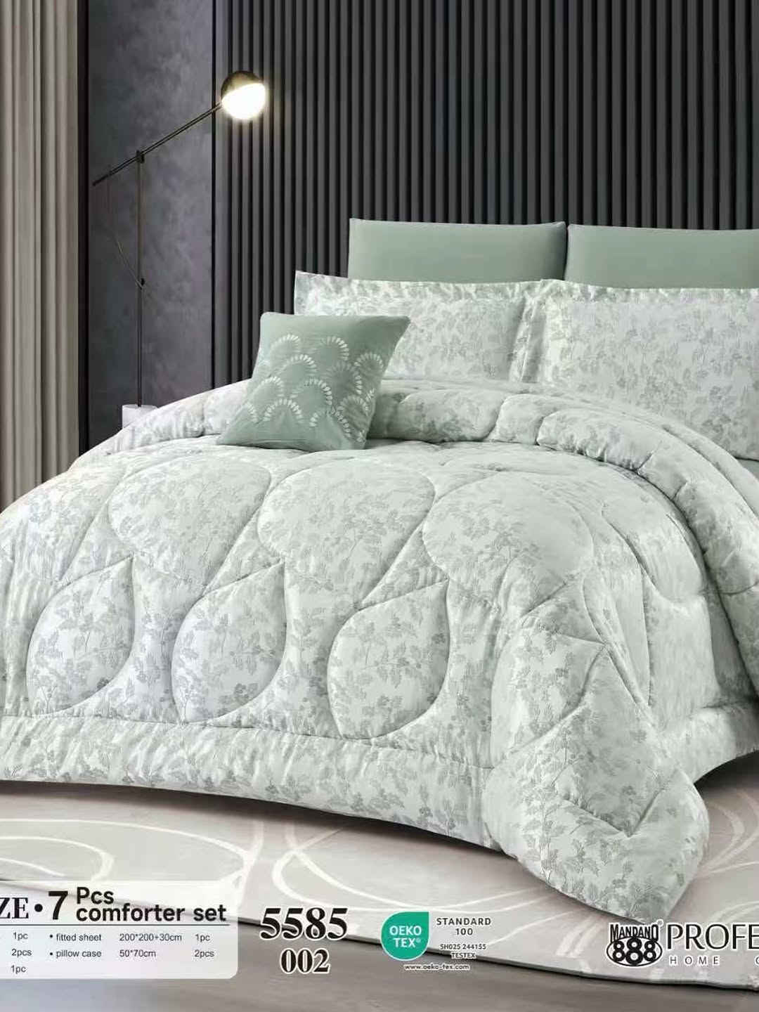 جديد وحصري ل مجمع wana/مفروشات الفردوس
لحاف نفرين 7 قطعة Jacquard ثقيل گيج القماش OEKOTEX
قياس لحاف/ 240+260 King size
قياس شرشف/ 200+200+30 
2 عدد وجه مخدة/ 50+70 Solid 
2 عدد وجه مخدة/ 50+70+5 A 
1 عدد وجه كوشة/ 45+45 embroid
***********
للحجز والاستفسار والتوصيل
#العراق #مفروشات #اثاث #زفاف #اعراس

نص مكتوب في الصور:
- ZE- 7 Pcs comforter set 1pc • fitted sheet 200*200+30cm 1pc 2pcs • pillow case 50*70cm 2pcs 1pc 5585 006 OEKO TEX STANDARD 100 SH025 244155 TESTEX www.oeko-tex.com MANDAND 888 HOME PROFE
- ZE 7 Pcs comforter set 1pc • fitted sheet 200*200+30cm 1pc 2pcs • pillow case 50*70cm 2pcs 1pc 5585 005
- ZE 7 Pcs comforter set 1pc fitted sheet 200*200+30cm 1pc 2pcs pillow case 50*70cm 2pcs 1pc 5585 004 STANDARD 100 SH025 244155 TESTEX www.oeko-tex.com
- 7 Pcs comforter set 1pc fitted sheet 200*200+30cm 1pc 2pcs pillow case 50*70cm 2pcs 1pc 5585 003 OEKO TEX STANDARD 100 SH025 244155 TESTEX www.oeko-tex.com MANDAND 888 HOME PROFE
- ZE • 7 Pcs comforter set 1pc • fitted sheet 200*200+30cm 1pc 2pcs • pillow case 50*70cm 2pcs 1pc 5585 002
- ZE 7 Pcs comforter set 1pc fitted sheet 200*200+30cm 1pc 2pcs pillow case 50*70cm 2pcs 1pc 5585 001 OEKO TEX STANDARD 100 SH025 244155 TESTEX www.oeko-tex.com MANDANO 888 HOME PROFE
- 7 Pcs comforter set 1pc • fitted sheet 200*200+30cm 1pc 2pcs • pillow case 50*70cm 2pcs 5585 006 STANDARD 100 OEKO TEX