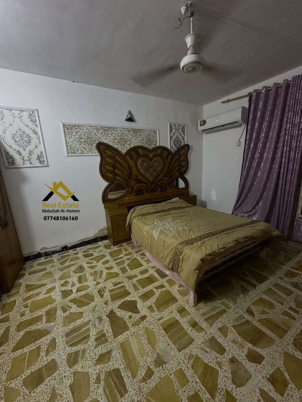 سامراء - الجبيرية الثانية 

موقع مميز - شارع 20 - شارع المستوصف 

بيت بمساحة 250 متر 

البيت بناء الفينات عالي عن الشارع 

البيت طابق واحد غرفتين نوم 

البيت نظيف وخريطة واسعة ومريح للسكن 

السعر 128 مليون وقابل للتفاوض 

للإتصال 

*********** 

عقارات عبدالله الحاتم 

عنوان مكتبنا : سامراء - حولي الخضراء - مقابل الافراز
مجاور قدسي الخطاط

نص مكتوب في الصور:
- Real Estate
- Abdullah Al-Hatem
- Real Estate Abdullah Al-Hatem ***********