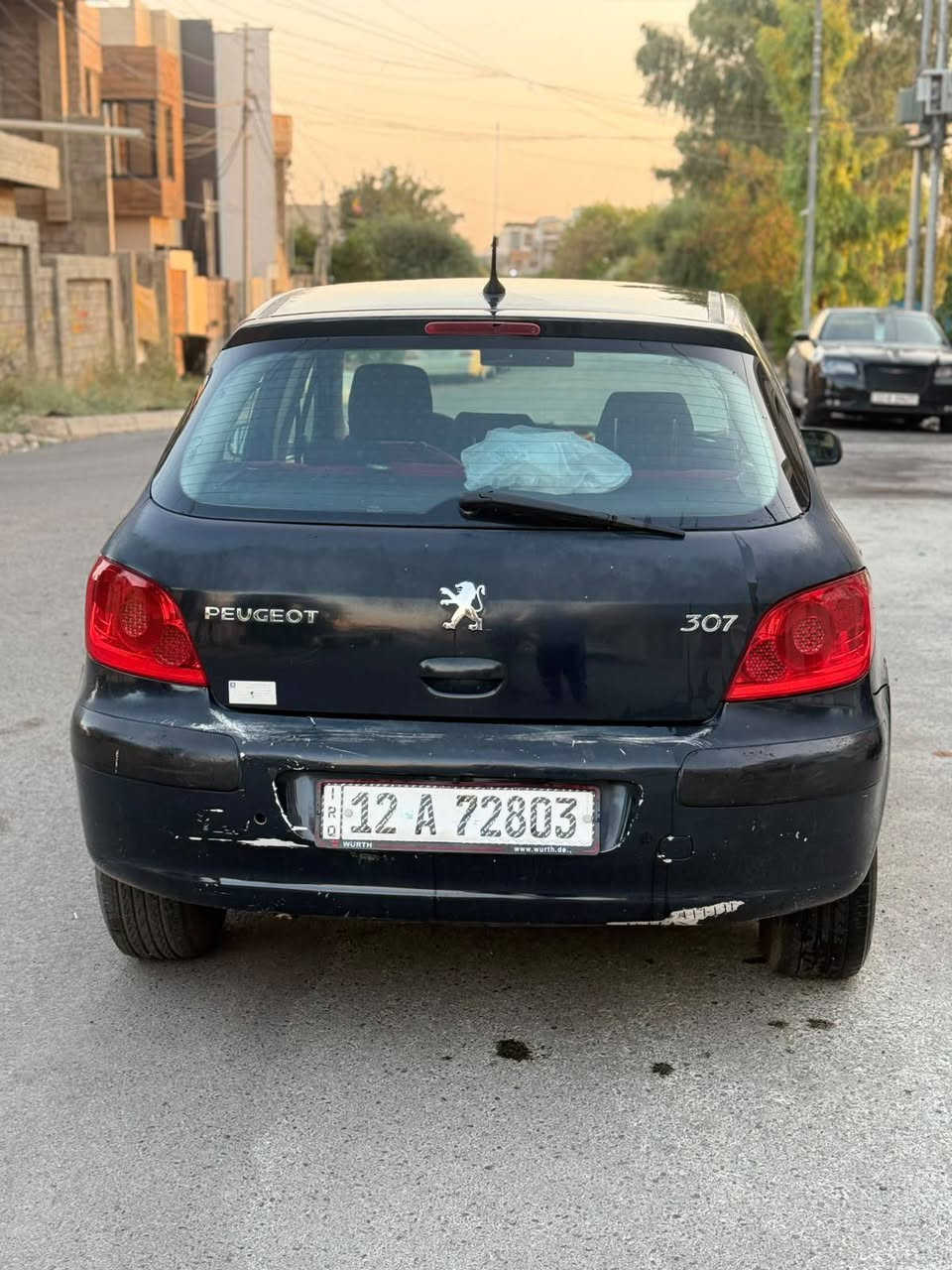 بيجو 307
موديل 2006 
رقم نينوى جديد دولي 
شرط التحويل 
كابون بانزين 
السعر 57 وبيها مجال 

للاستفسار :***********
