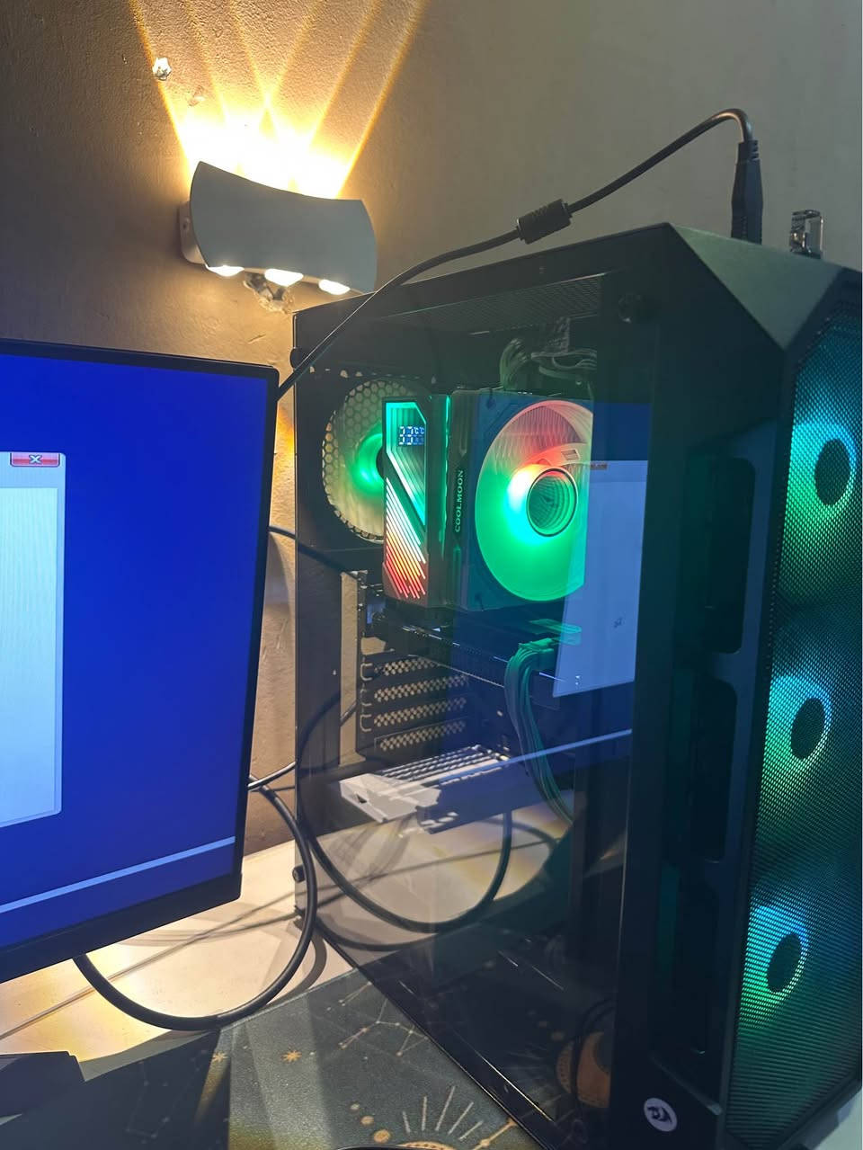 slawtan le be hawreyan case gaming s3reki zor harzan muasafati caseakaman britia la 
i5 9700f
2060 super 
air cooler coolmoon spi
512gb ssd 
650w spi 
case mid tower aura
 mother board:mag b365 mortal msi 
nrxakay 530$ majaleki kam bo dawa krdn nama bnern yan talafun bkan *********** gayandn haya hata 1 sal pak krdnawaw thermal paste gorin la astoy xoma السليمانية, العراق
