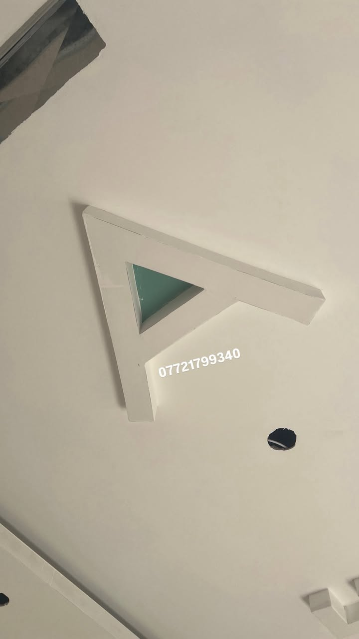 جانب من عملنا جبس بورد
قبل الصبغ والتنعيم 
طلس قاطين عام
استلام مهندس 

مستعدون لعمل كافة انواع الديكورات 
وطلس وصبغ كافة انواع الديكورات 

للاستفسار مراسلة صفحة 
اتصال على رقم او واتساب
0772179934”

نص مكتوب في الصور:
- ***********