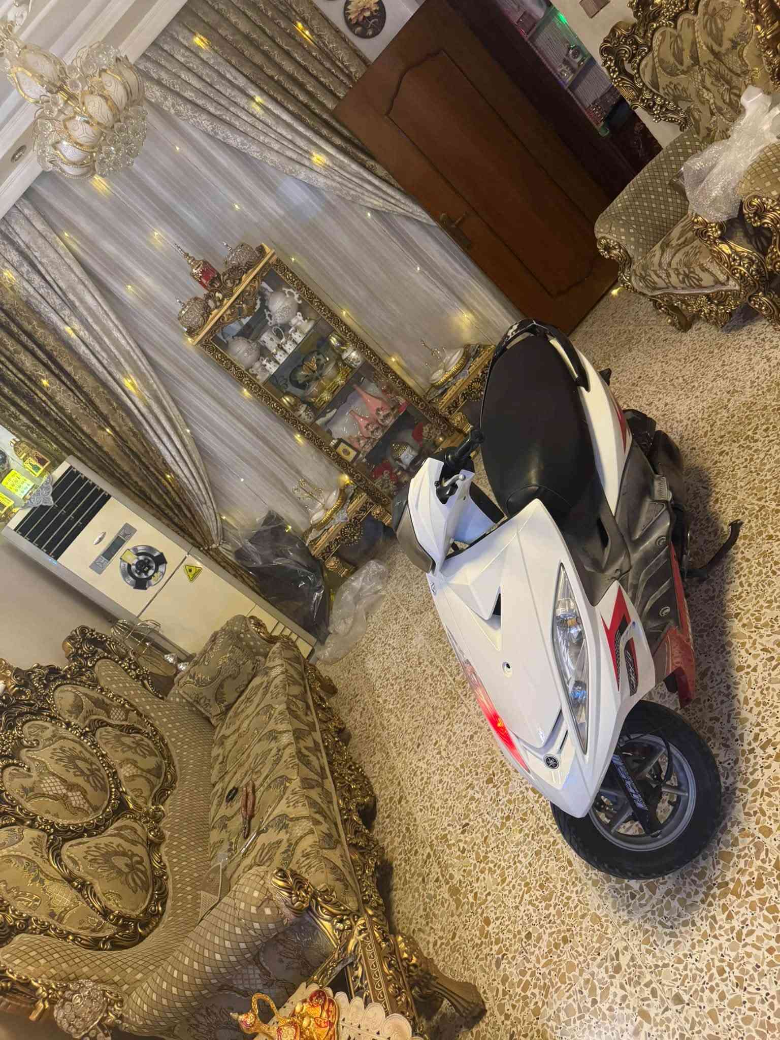 سلام عليكم جيتي ار حديث للبيع او مراوس الدراجه كامله ع اخير حبايه زلغ ما بيها كهربايات شغاله شلعه ومعدل فول ترايك وين ما تريد لا نضوح ولا تبخير ولا صوت معدل مفتوح نقص بس حاضن سعر الدراجه 800وبيها مجال قليل بغداد جسر ديالى القديم ***********
