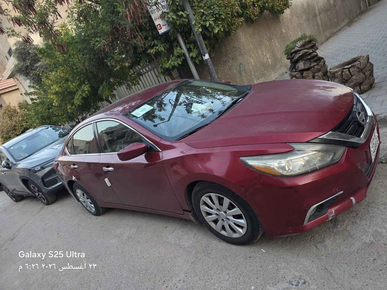 نيسان التيما ٢٠١٨ رقم اربيل
كمل للأخير رجاءا 
مواصفات sv بصمة ابواب وتشغيل عن بعد محرك ٢٥٠٠ مكفول
كير ومحرك مكفول تراي للبصرة 
منظومة تبريد جديدة كاملة قبل يومين سويتها تبريد ثلج مال نيسان 
تخم نوزلات بلكات مجاول جديدات
سيارة كاملة تشغل وتطلع لا صرفية ولا اي خلل بيها مكمل كل نواعمها حتى اذان محرك مبدل وي قاعدة دبل 
فيتم وفلتر بنزين جديد 
دهن اصلي يمشيك ١٠ الاف بدلته البارحة 
ضربتها جاملغ وبنيد وماواصلة للتكم والشاصي موضح بالصورة وبالعراق مصبوغة نص من البابين الي عكس السايق اثر ضربة خفيفة 
نواقصها فقط كشر الدعاميات تحتاج صبغ وتعديل والسيارة تحتاج بوليش 
سنوية لغاية ٢٠٣١ بأسمي رقم اربيل هزة تنتهي بشهر ال١١ ابيع تحويل مباشر او وكالة عادي 
ماشية ١٠٢ الف ميل
السعر ٩٧ ورقة
***********
