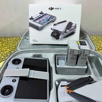 dji mini 3 درون بحالة الوكاله استخدام فقط للفحص   جوستك سمارت  بطاريات...