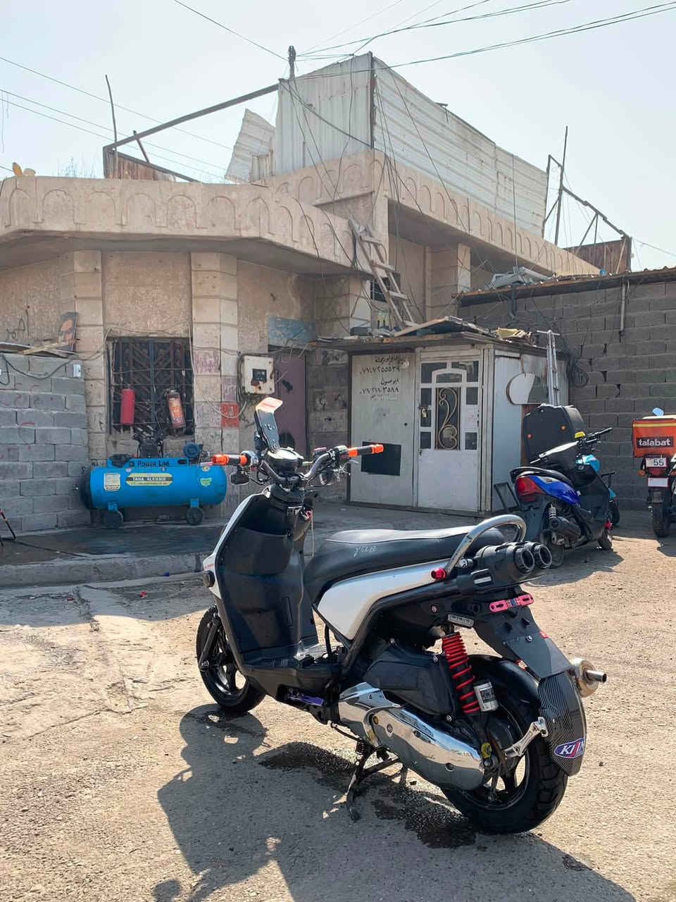 للبيع مكاني الحريه الدراجه مكفوله ورياضي بلادي  مكينه 58 ودبلات رياضي  وكلجات  رياضي  كلها بلاديه    كفرات مختمه مكاني بغداد الحريه للأستفسار ***********
