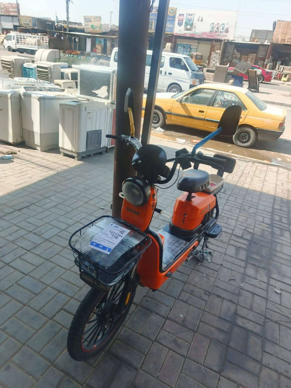 السلام عليكم
دراجة شحن حجم 20 بطاريات جدد وضفيره كاملة مبدلة قبل ٣ايام دراجة اخت زيرو 
مكاني بغداد الحسنية مال راشدية 
سعر 325
***********

