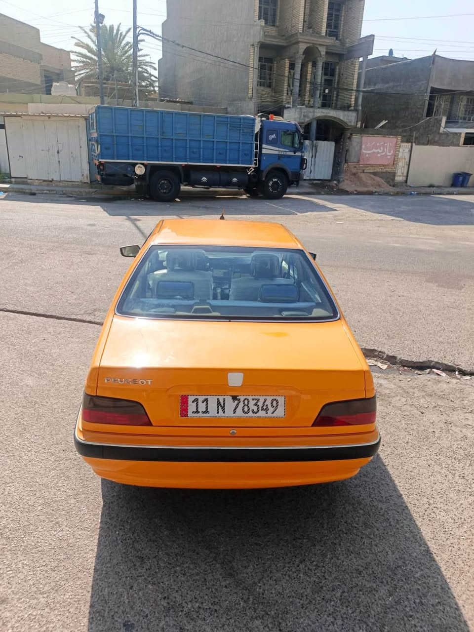 سلام عليكم بيجو بارص لبيع ٢٤ مكفوله سياره رقم بغداد تحويل ثاني يوم هيه غرامات كله مسده خطين غاز وبانزين مكان سياره ميسان ***********
