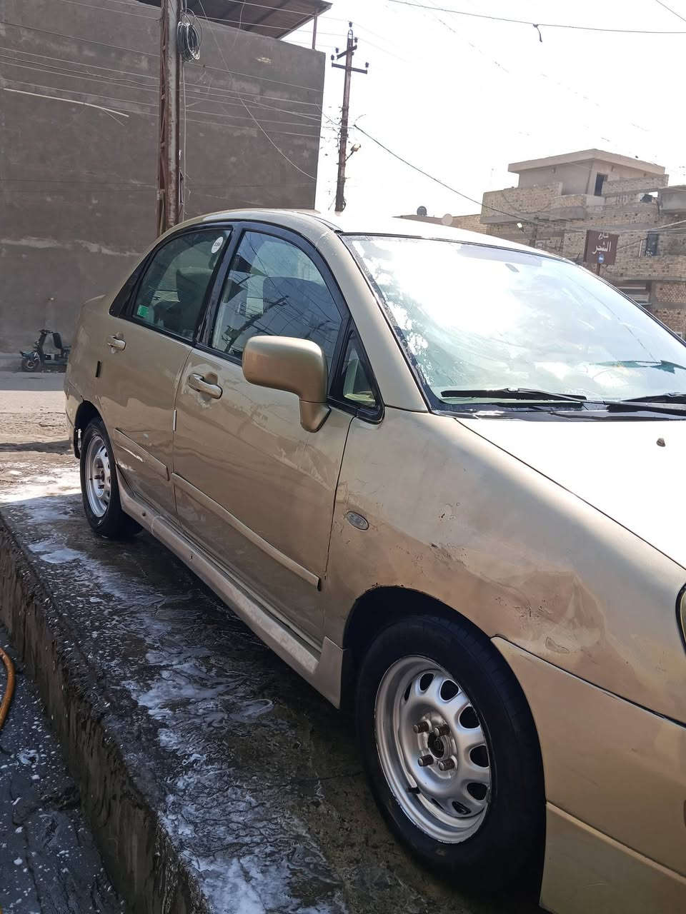 سازوكي ليانا موديل2005 السيارة جاهزة نقص فقط كلچ الكمبريسر مال التبريد فقط مصبوغة عام جمالية بدون ظربة السعر 45 ومجال قليل مكانها البصرة خمسة ميل للتواصل *********** سنوية لل30
