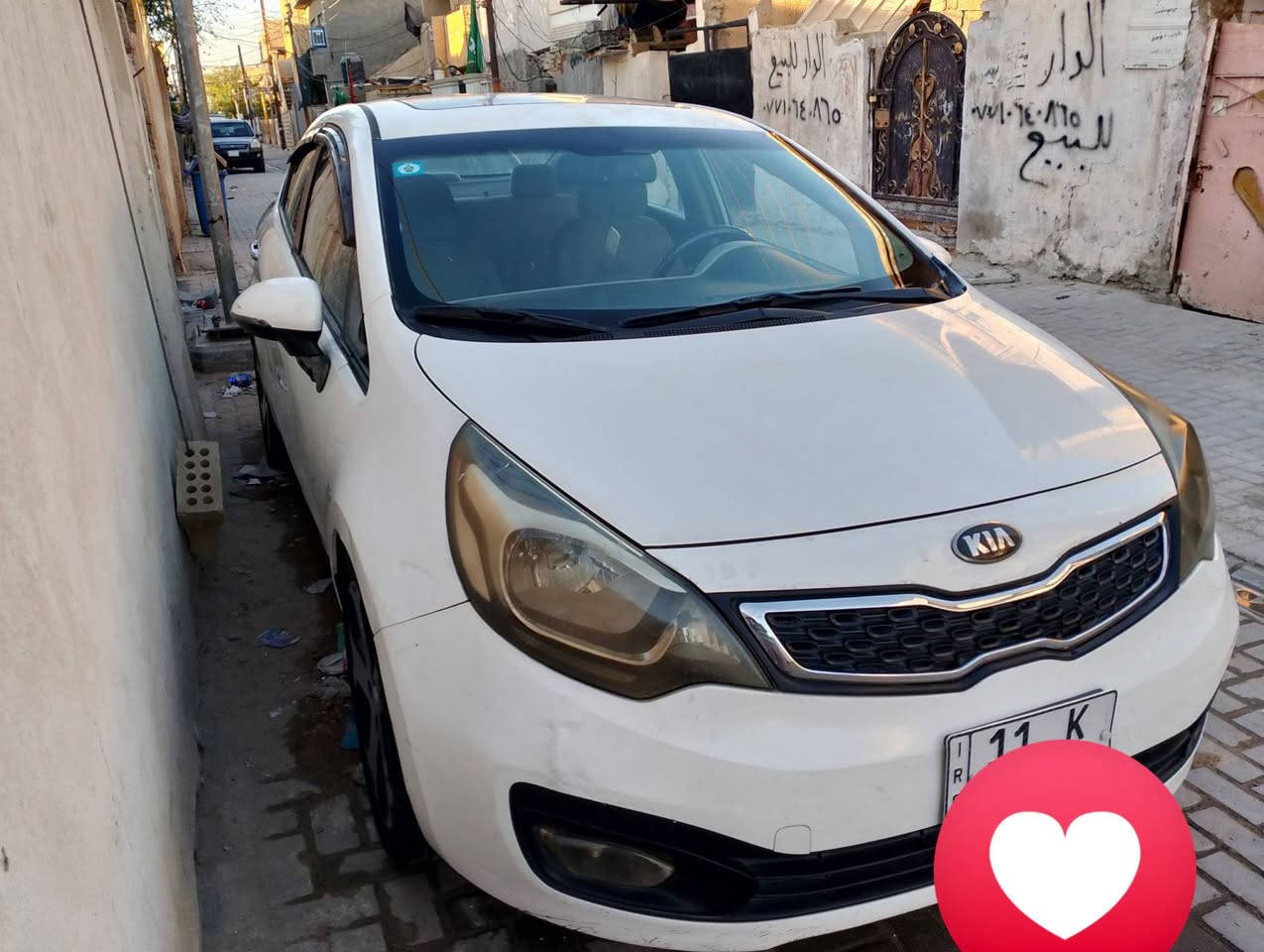 سياره للبيع كيه ريو موديل 13 خليجي محرك الف وستميه مكفوله السعر 92 وبيها مجال ***********

