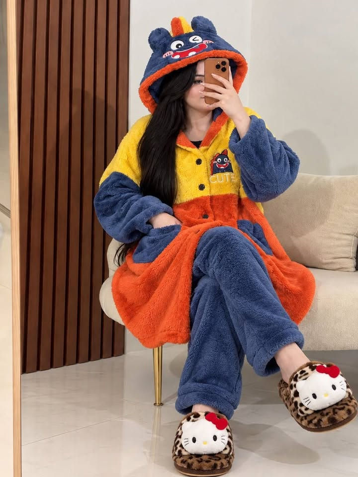 تراك قطعتين • فرو ثقيل • مقاسات M/L/XL/XXL