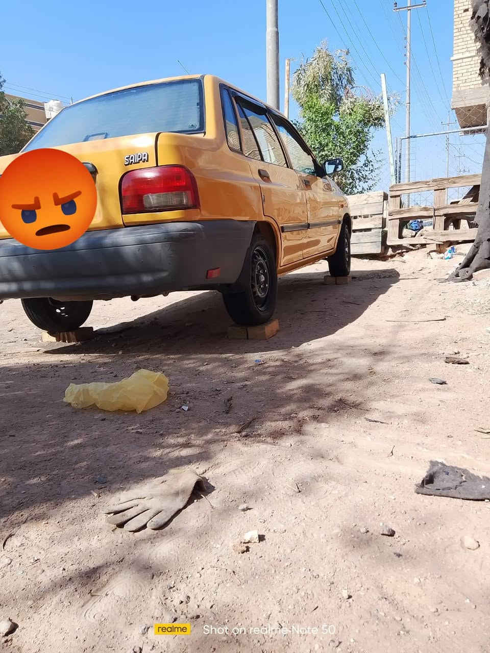 سايبه ١١ بغداد انكليزي بسمي سياره سابقن كفاله عامه كير  مكينه شواصي تبريد كله جديد شرط مداخله تصليح حالين بيهه فقط جاملغ خلفي مبدل مكانه كربلاء السكان العسكري *********** *********** السعر ٢٨ وبيهه مجال قليل حك الجيه

نص مكتوب في الصور:
- realme Shot on realme Note 50
