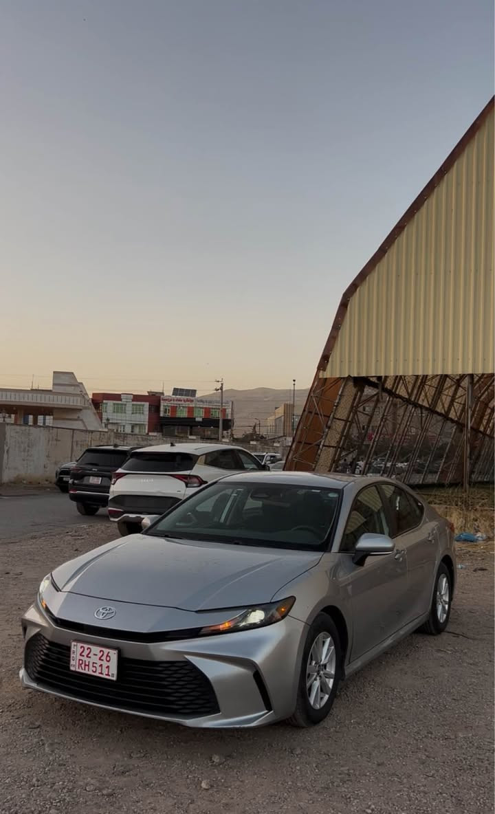 TOYOTA CAMRY 2025 LE HEV 
تيوتا كامري ٢٠٢٥ ل ي هايبرد 
سعر بلاش 180$ ورقه و بها مجال قليل 
مواصفات  LE HEV 
بصمه 
شاشه كبير 
رادار 
موايه اشره 
بريك بصمه 
ويل كب كروم 
لايد LED زينو 
نضام قياده 
تحكم ستيرن 
تحديد سرعه 
و بعد مواصفات هوايه 
ضرر: جملغ كلير امريكي و بابين و جملغ خلفي و قباغ جنطه صبغ بدون دواخل بدون ارباك بجم كبص سياره رقم كاتي شرط ترقم شمالي يوجد معقب ارخص سعر 
مكان سياره عقره 
رقم موبايل ☎️*********** 
واتساب ⬅️ *********** اكر, نينوى
