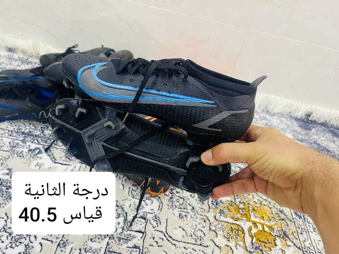 حذاء جديد • درجة أولى وثانية • مقاسات ٤٠٫٥،٤١،٤٢،٤٥